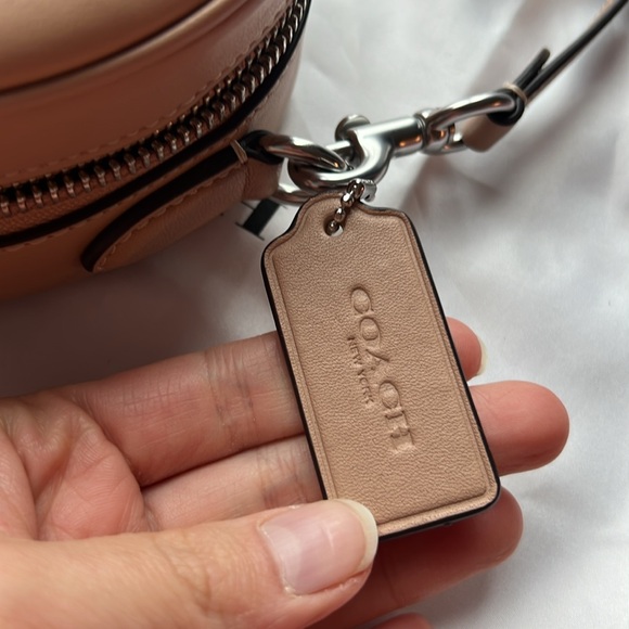 Coach blush pink Heart Crossbody Bag With Quilting - Picture 9 of 9